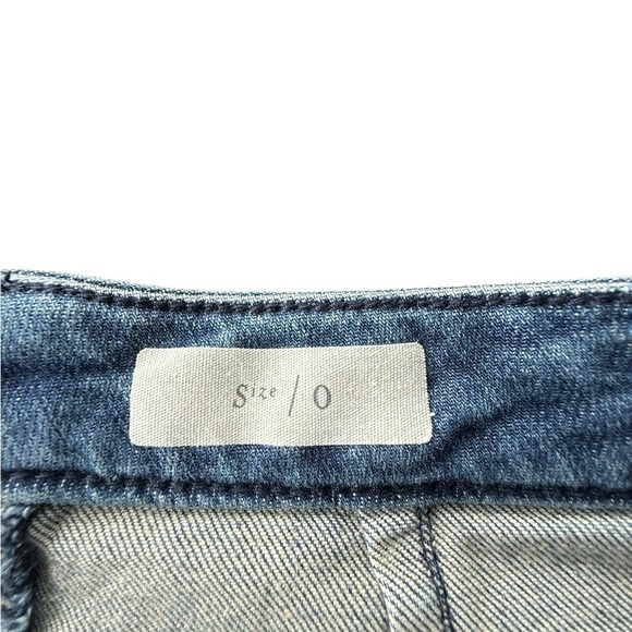 Anthropologie Pilcro Women’s Denim Light Wash Pencil Skirt Buttons Size 0 Preppy - Picture 4 of 6